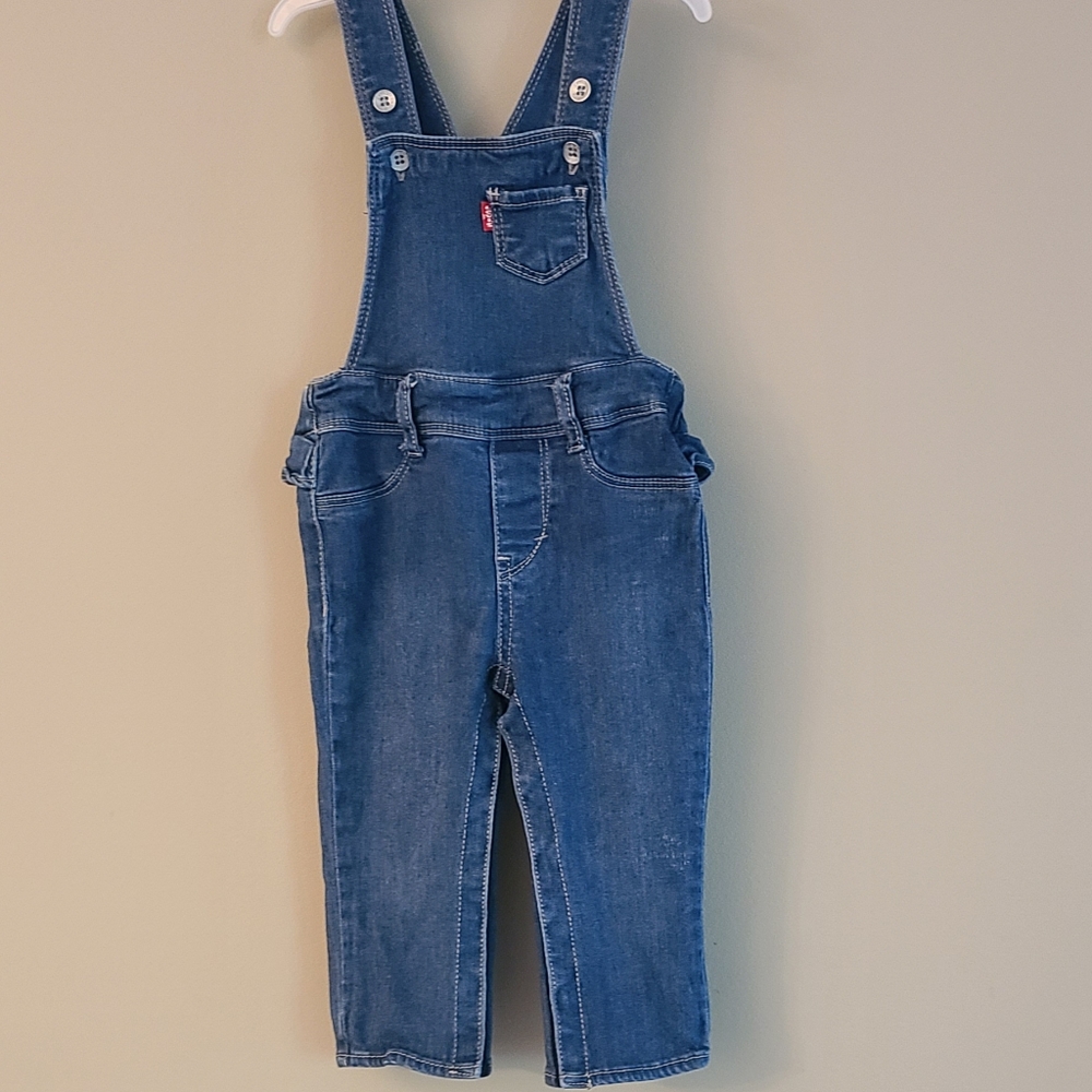 Levi's soft denim overalls
